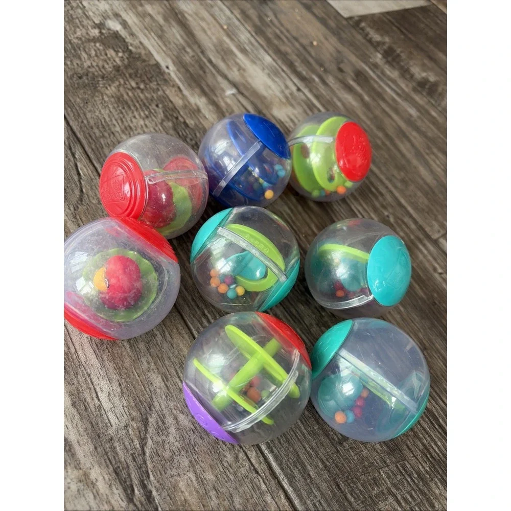 Baby Einstein Roller Pillar Activity Balls Baby Toy Roll A Rounds Sensory Shaker